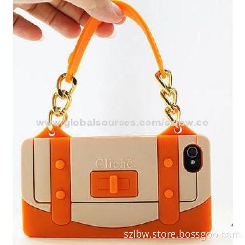 Cliche Series Handbag Style Flip Silicone Case for iPhone 6, Various Colors Available